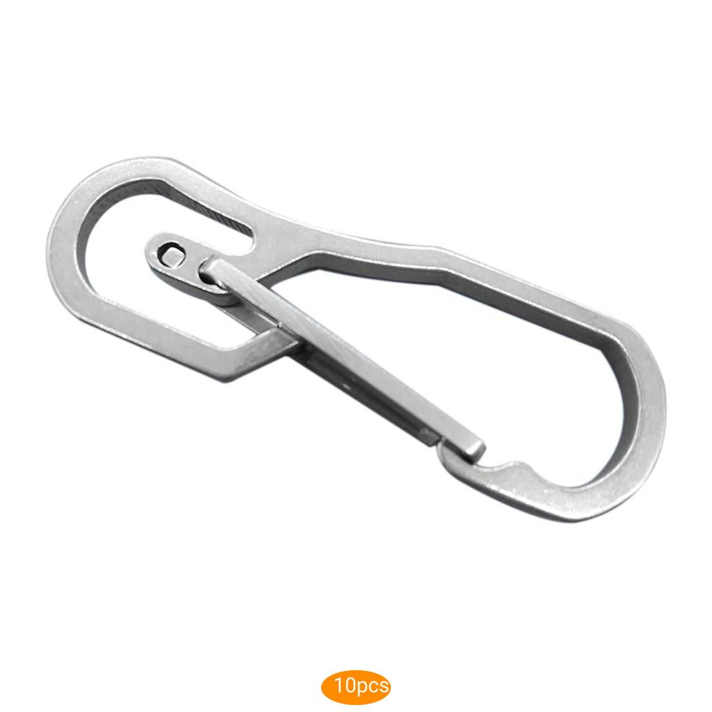 Details about   8 Shaped Carabiner Keychain Snap Clip Hook Hiking Buckle Outdoor Camping USAH2W 
