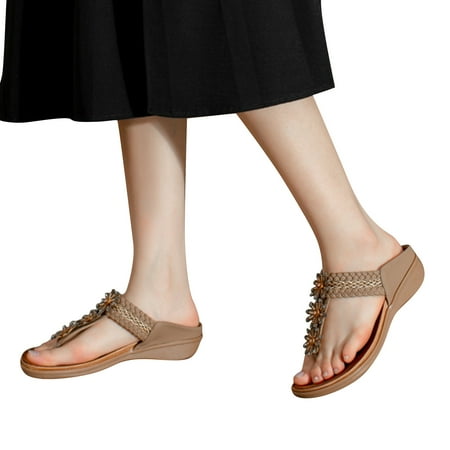 

dmqupv Cowhide Sandals Women Women Toe Fringe Slipper Fish Mouth Platform Multicolor Sandals for Women Size 10 Khaki 6.5