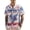 Azure, variant on Men's American 250Th Anniversary Art Print Hawaiian Shirt 1776-2026 Patriotic Tee Men Vintage Distressed American Flag 250th Anniversary Button Down Shirts We The People Eagle Statue Liberty Casual