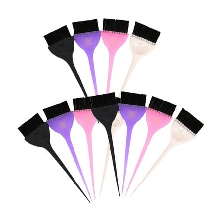 Masteelf 1 Set 14pcs Hair Dyeing Professional Hair Tint Brush Durable Hairdressing Tool Random Color