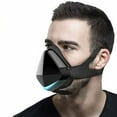 thumbnail image 1 of Mascarilla respiratoria, respirador eléctrico inteligente reutilizable con ventilador, mascarilla purificadora de aire portátil con carga USB, unisex, 1 of 1