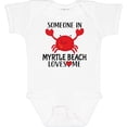 thumbnail image 3 of Inktastic Someone in Myrtle Beach Loves Me Boys or Girls Baby Bodysuit, 3 of 5