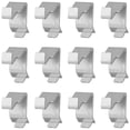 thumbnail image 1 of 12pcs Cabinet Shelf Clips Metal File Cabinet Shelf Clips Heavy Duty Shelving Supports, 1 of 4