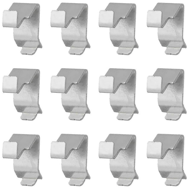 12pcs Cabinet Shelf Clips Metal File Cabinet Shelf Clips Heavy Duty Shelving Supports