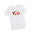 thumbnail image 1 of Camiseta de mujer Ajuste regular Cuello redondo Ropa deportiva Ropa deportiva Manga corta suave M, 1 of 8