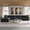 Black, variant on Sdorens Free Convertible Sectional Sofa Modular Couch,Modern Linen Fabric Sofa for Living Room,Apartment and Small Space,Ottoman,Khaki