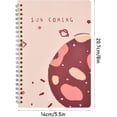 thumbnail image 2 of 4 Pcs A5 Spiral Notepad, A5 120 Pages/60 Sheets A5 Notebook Spiral Notebook Lined Diary Notebooks for Travel and School Memos, 2 of 5