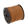 thumbnail image 1 of Unique Bargains 49.21 Yards 5mm Flat Suede Cord Leather String for DIY Crafts Dark Yellow 1 Roll, 1 of 4