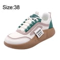 thumbnail image 7 of Thick Soled Women Casual Sneakers Anti Slip Fashion Waterproof Breathable Sports Shoes for Running Autumn Hiker Spring Skirt Female , Green 38, 7 of 7