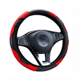 thumbnail image 1 of Funda Cubre Volante Deportivo Protector Antiderrapante Rojo con NEGRO, 1 of 5