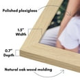 thumbnail image 6 of Americanflat Poster Frame 24x36 inches - Natural Oak Wooden Picture Frame with Plexiglass Cover, 6 of 8