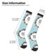 thumbnail image 2 of Fotbe World Travel Calcetas Divertidas Estampadas para Hombre y Mujer, Calcetas de Algodón hasta la Rodilla para Caminar, Correr, Enfermería y Embarazo, 2 of 6