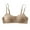Brown, variant on Lightweight Wireless Bra For Women Seamless Soft Bra With Removable Pads Push Up Design For Small Bust Comfortable And Breathable.