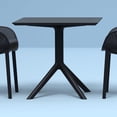 thumbnail image 6 of Compamia Sky 32" Square Patio Bistro Table in Black, 6 of 8