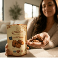 thumbnail image 2 of Nuts on the Run Sea Salt Caramel Pecan Pralines – Candied Pecans with Salted Caramel - Vegan, Gluten-Free, Kosher, Non-GMO Glazed Pecans – 4oz (Pack of 3 Pouch Bags) Handmade Snacks, 2 of 5