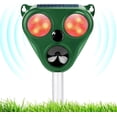 thumbnail image 1 of Repelente de gatos para exteriores, repelente ultrasónico de gatos, resistente al agua IP66, repelente de perros, con carga solar, carga USB para prevenir perros y gatos, pájaros, para jardines, campo, 1 of 5