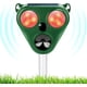 thumbnail image 1 of Repelente de gatos al aire libre, repelente de gatos ultrasónico, impermeable IP66, repelente de perros, carga solar, carga USB previene perros y gatos, pájaros, para jardines, campos, 1 of 5