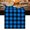 Blue, variant on Red White Plaid Table Runner 48 Inches Long, Modern Farmhouse Buffalo Check Gingham Kitchen Coffee Dining Table Decoration for Home Party Birthday Wedding Home Decor 13x48 Inches