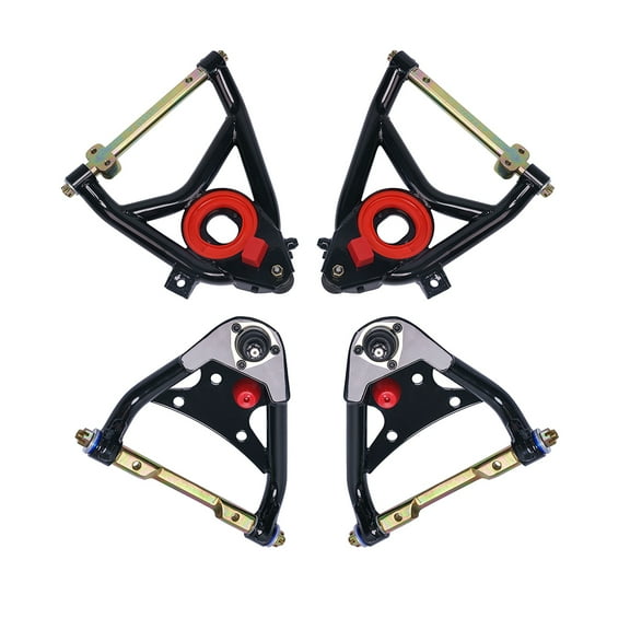 Heavy-Duty 4-Piece Tubular Control Arm Kit for 1958–1964 Chevy Full-Size Cars – Preinstalled Ball Joints