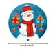 thumbnail image 3 of Uuiauoio 6-Piece Christmas Snowman Placemat and Coaster Set | Heat-Resistant Polyester Table Mats for Holiday Dining Decor | Festive Blue Themed Coasters for Parties & Family Gatherings, 3 of 6