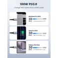 thumbnail image 3 of Cable USB C a USB C UGREEN de 100 W, paquete de 2 m, para iPhone MacBook, 3 of 9