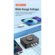 Wireless Charging Stand with Cable and Charger Magnetic,wireless fast charging base, multifunctional interface charger