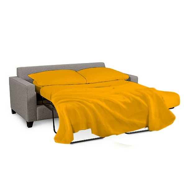 100 Egyptian Cotton 4 Pcs Sofa Bed Sheet Set Solid 21 Inches Gold Queen Com 100 Egyptian Cotton 4 Pcs Sofa Bed, Sofa Bed Sheets Queen