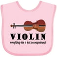 thumbnail image 3 of Inktastic Violin Humor Music Boys or Girls Baby Bib, 3 of 4