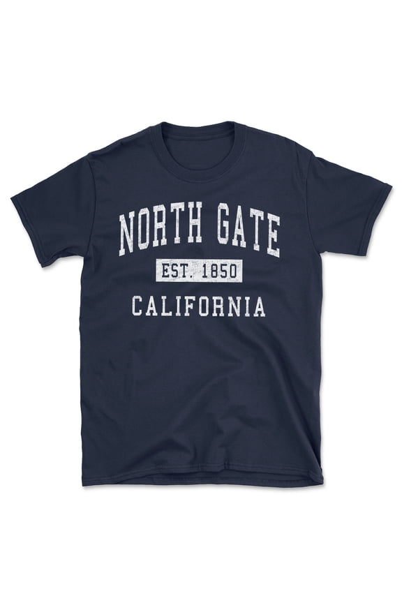 North Gate California Classic Established Men's Cotton T-Shirt