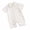 A-White23, variant on Summer Baby Rompers For Boys Infant Short Sleeve Button Down Collared Solid Color Textured One Piece Shorts Jumpsuit 0-18M Lovely Onesie