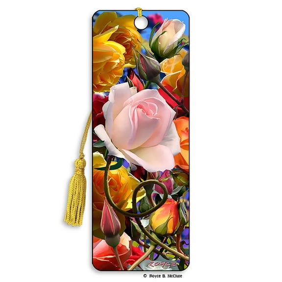 Royce 3D Bookmark - Roses, (Hardcover)