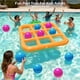 thumbnail image 3 of Juego de billar Jasonwell Tic-Tac-Toe con 10 bolas para fiesta en la piscina, 3 of 8