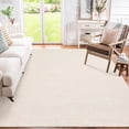 thumbnail image 5 of Memoryfield 5' x 7' Washable Area Rug, Stain-Resistant Low Pile Non Slip Carpet, Floor Mat for Living Room Bedroom Home Office, Beige, 5 of 8