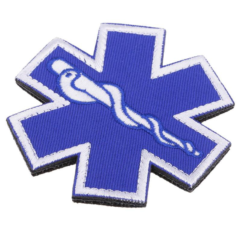 RESCUE DIVER embroidered PATCH SCUBA STAR OF LIFE EMT iron-on First Responder 