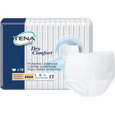 Dry Comfort Protective Underwear Large, Pull On, Disposable, Moderate Absorbency, Pack of