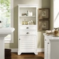 thumbnail image 2 of Crosley Lydia Armoire Contemporaine en Lin, Blanche, 2 of 9