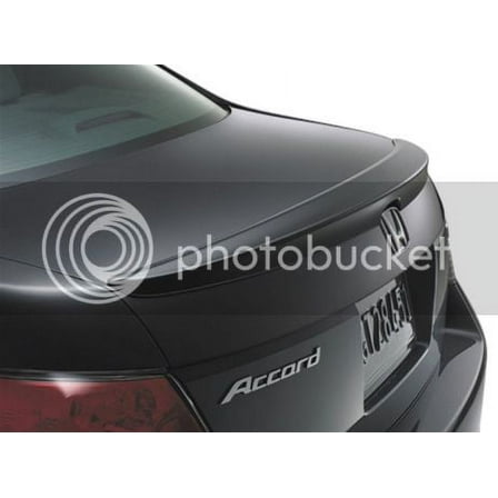 Honda Accord Sedan Lip Spoiler Painted in the Factory Paint Code of Your Choice 280 R94 with 3M tape included