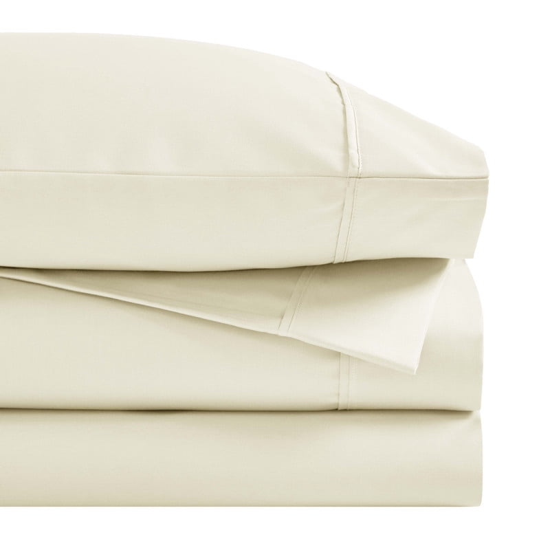Superior 4-Piece 1400-1500 Thread Count Ivory Sheet Set, King