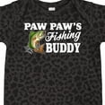 thumbnail image 4 of Inktastic Paw Paw's Fishing Buddy with White Text Boys Baby Bodysuit, 4 of 5