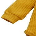 thumbnail image 4 of Baby Girls Solid Color Romper and Elastic Waist Pants Clothes Set, 4 of 8