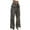 Dark Gray, variant on XFLWAM Women Cargo Pants Pure Color Women Denim Pants Multi-pockets Retro Casual Work Pants Trousers Streetwear Gray S