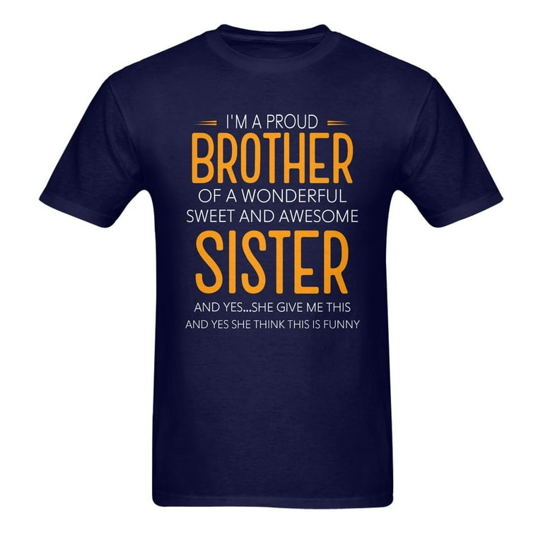 Proud Navy Sister Funny T-Shirt Gift Proud Navy Sister Funny T-Shirt Gift
