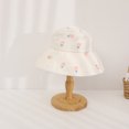 thumbnail image 2 of Coerni Toddler Sun Hat Baby Unisex Print Summer Autumn Flower Adjustable Beach Sun Hat Kids Bucket Hat, 2 of 3