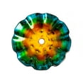 thumbnail image 3 of Wave Rim Multi Color Glass Vessel Sink, 3 of 8
