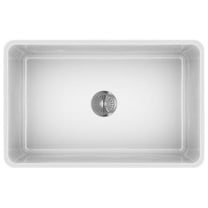 La Toscana LTW3019W Farmhouse Fireclay Kitchen Sink, White