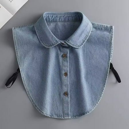 MKLEKYY Pull Marron Mode Décontractée en Denim Polyvalent Mode Décontractée Hoodie Décoratif Col 3
