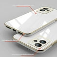thumbnail image 3 of Compatible with Realme GT2 Pro Case Silicone Shockproof Realme GT2 Pro Phone Case Anti-Scratch Ultra Thin Plating TPU Cases (Realme GT2 Pro, White), 3 of 13