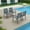 4 Pieces-Blue, variant on Aimee Lii 4 Piece Patio Dining Chairs, Large Outdoor Chairs with Breathable Seat and Metal Frame, Blue