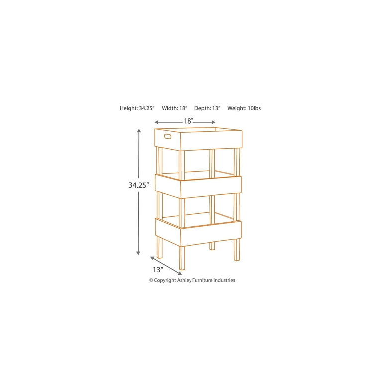 Yulton Shelving Unit - Antique White Yulton Shelving Unit - Antique White