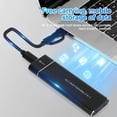 thumbnail image 3 of M2 SSD Case M.2 NVMe SATA SSD Enclosure USB 3.1 Type C Gen2 10Gbps Tool Free M.2 NVMe NGFF Solid State Drive Box Black, 3 of 5
